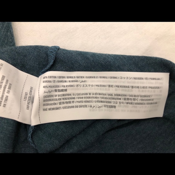 New Abercrombie & Fitch Dark Green Logo T-shirts - Picture 8 of 8